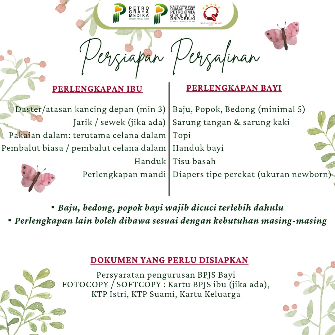 Perlengkapan Ibu Bersalin